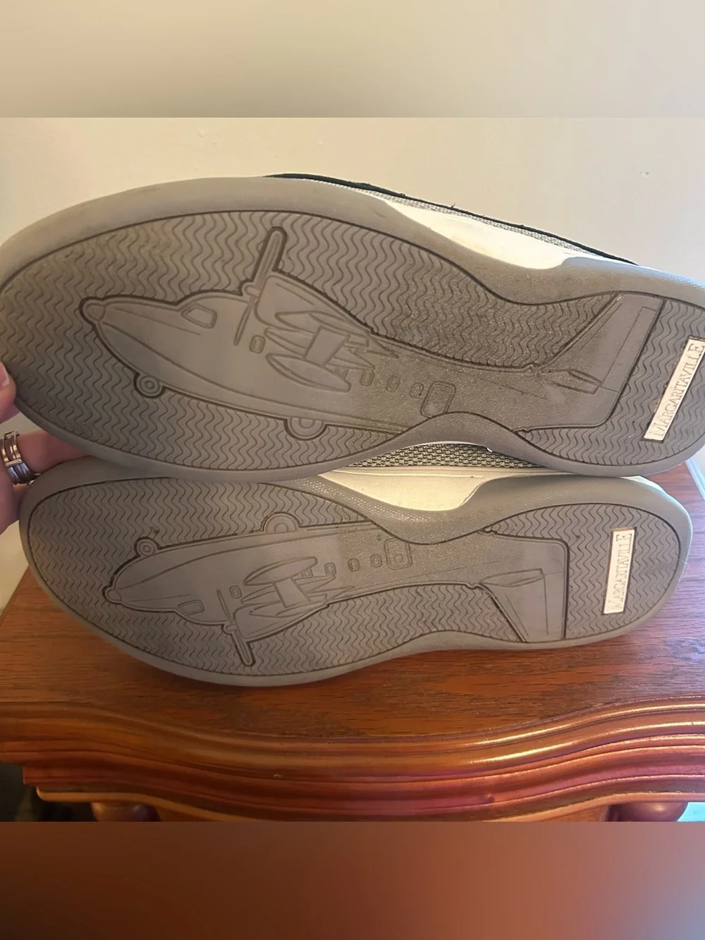 Margaritaville Steady Men's Grey Casual Boat Shoes size 10